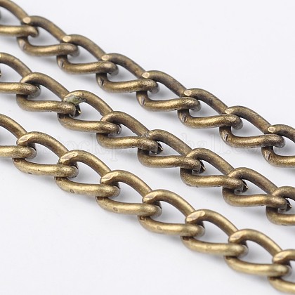 Iron Twisted Chains Curb Chains US-CHS007Y-AB-1