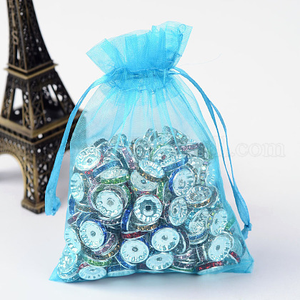 Organza Gift Bags with Drawstring US-OP-R016-9x12cm-17-1