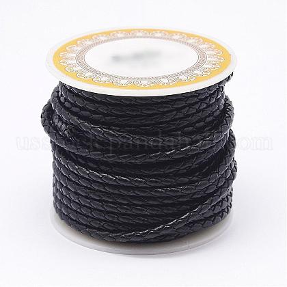 Braided Cowhide Leather Cord US-NWIR-N005-01C-4mm-1