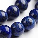 Round Dyed & Natural Lapis Lazuli Gemstone Bead Strands&nbsp;US-G-J333-05-8mm-1