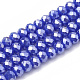 Electroplate Glass Beads Strands US-EGLA-Q115-6x4mm-M-2