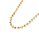 Brass Ball Chains Necklace Making US-NJEW-JN02838-02-2
