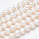 Natural Cultured Freshwater Pearl Beads Strands US-SPPA007Y-1-4