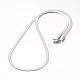 304 Stainless Steel Snake Chain Necklaces US-NJEW-F195-01B-P-2