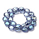 Electroplate Glass Beads Strands US-EGLA-S072-24x20mm-M-2
