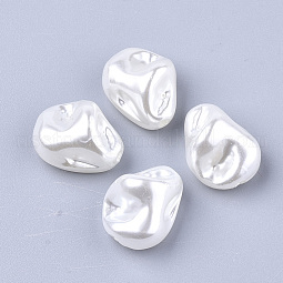 ABS Plastic Imitation Pearl Beads US-OACR-T017-15