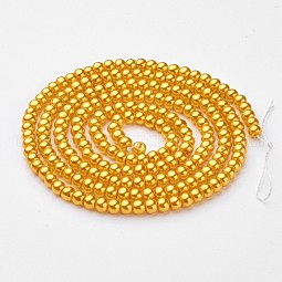Glass Pearl Beads Strands US-HY-4D-B74