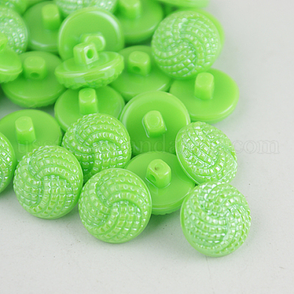Taiwan Acrylic Shank Buttons US-BUTT-F028-13mm-C11-1