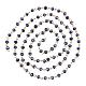 Handmade Rondelle Glass Beads Chains for Necklaces Bracelets Making US-AJEW-JB00037-03-3