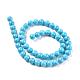 Synethetic Turquoise Beads Strands US-TURQ-H063-8mm-1-2