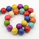 Round Synthetic Turquoise Beads Strands US-TURQ-G141-10mm-04-3