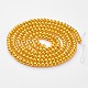 Glass Pearl Beads Strands US-HY-4D-B74-1