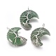 Natural Green Aventurine Tree of Life Wire Wrapped Pendants US-G-L520-E04-P-1