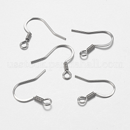 316 Surgical Stainless Steel French Earring Hooks US-STAS-F149-30P