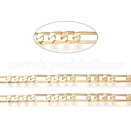 Brass Curb Chains US-CHC-K010-04G-1