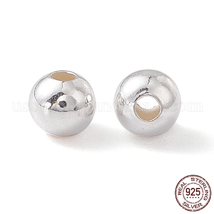 925 Sterling Silver Beads US-STER-A010-3mm-239A-1