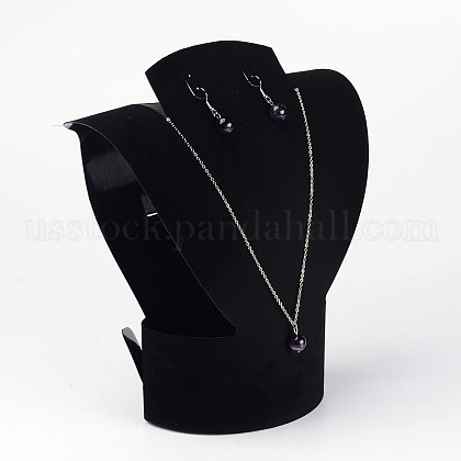 Velvet Jewelry Display Stands US-A2CDE021-1