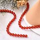 Natural Carnelian Beads Strands US-G-C076-8mm-2A-5