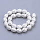 Shell Pearl Beads Strands US-PEAR-S012-56-2