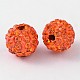 Polymer Clay Rhinestone Beads US-RB-C1438-10mm-A20-2
