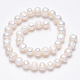 Natural Cultured Freshwater Pearl Beads Strands US-SPPA007Y-1-2