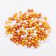 Caramel Mix Pearlized Glass Pearl Beads US-HY-X006-4mm-02-2