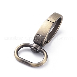 Alloy Swivel Lobster Claw Clasps US-PALLOY-WH0067-78AB