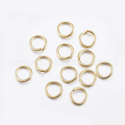 304 Stainless Steel Open Jump Rings US-STAS-L187-15x2mm-G