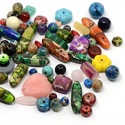 Natural & Synthetic Gemstone Beads US-G-X0001-1