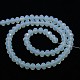 Faceted Crystal Glass Beads Strands US-EGLA-F045C-01-2