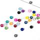 20 Colors Transparent Glass Beads Strands US-FGLA-X0002-01-6mm-5