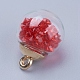 Glass Ball Pendants US-GLAA-K024-02-3