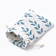Polycotton(Polyester Cotton) Packing Pouches Drawstring Bags US-ABAG-T006-A04-4