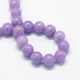 Natural Dyed Yellow Jade Gemstone Bead Strands US-G-R271-6mm-YXS24