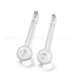 Resin Stud Earring Findings US-X1-FIND-H046-10