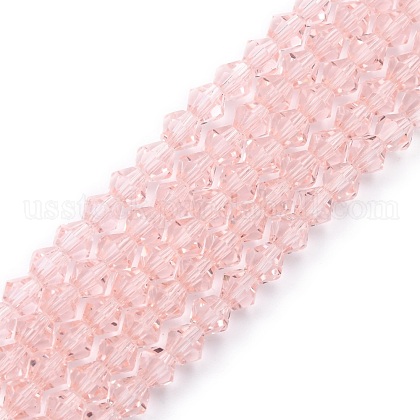 Imitation Austrian Crystal 5301 Bicone Beads US-GLAA-S026-15-1