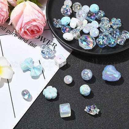Opaque Acrylic Beads&nbsp;US-OACR-CJC0007-09-5
