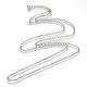 Iron Rolo Chains Necklace Making US-MAK-R015-60cm-P-2