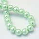 Baking Painted Pearlized Glass Pearl Round Bead Strands US-HY-Q003-6mm-04-3