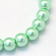 Baking Painted Pearlized Glass Pearl Round Bead Strands US-HY-Q003-6mm-63-2
