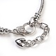 Handmade Glass Beads Charm Bracelets US-BJEW-JB03801-3