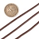 3mm Saddle Brown Color Cowhide Leather Beading Cords US-X-WL-A002-12-5