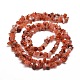 Natural South Red Agate Chip Bead Strands US-G-M205-49-2
