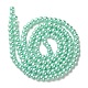 Dyed Glass Pearl Round Beads Strands US-HY-X0001-01-2