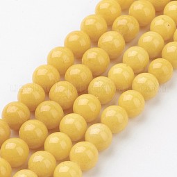Natural Mashan Jade Round Beads Strands US-X-G-D263-8mm-XS07