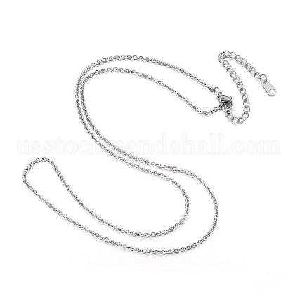 304 Stainless Steel Necklaces US-NJEW-E080-13P-1