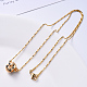 Vacuum Plating 304 Stainless Steel Coreana Chain Necklace US-NJEW-S420-006B-G-5