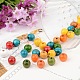 Mixed Round Natural Wood Beads US-X-TB12mmY-4