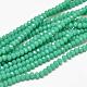 Faceted Rondelle Glass Beads Strands US-GLAA-I033-3mm-09-1