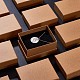Kraft Cotton Filled Cardboard Paper Jewelry Set Boxes US-CBOX-R036-11A-8